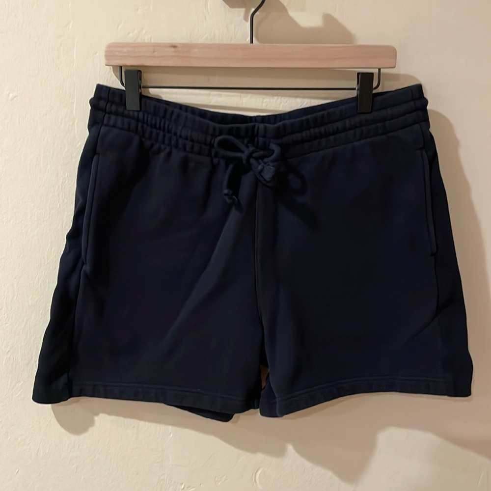 Aritzia TNA Cozy Fleece shorts, size large